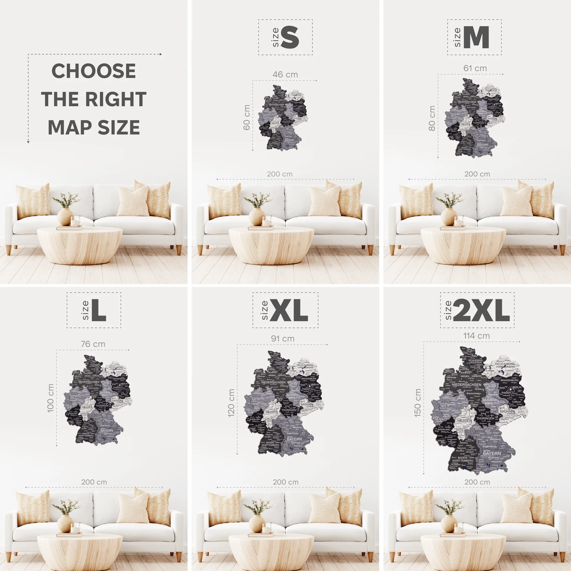 3D Germany Wooden Map Nordik - Image 8