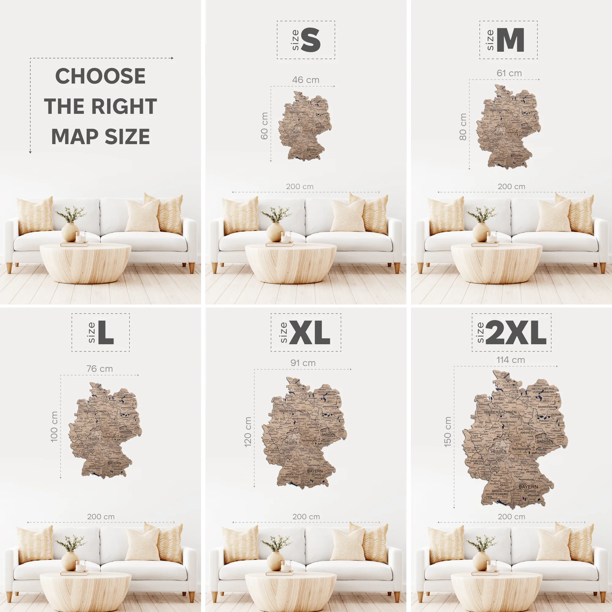 3D Germany Wooden Map Terra - Image 8