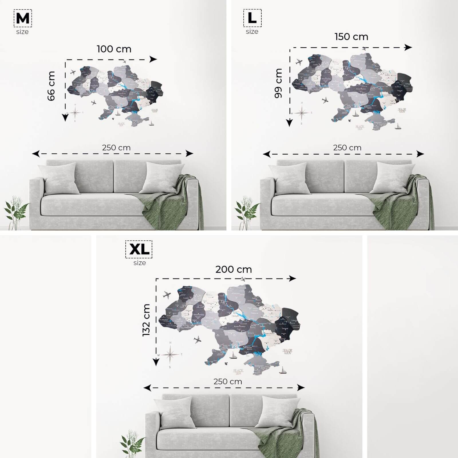 Wooden Map of Ukraine Nordik - Image 14