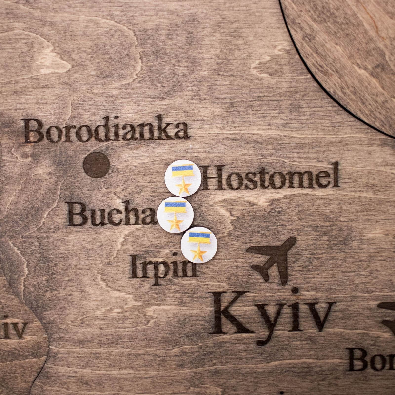 Wooden Map of Ukraine Terra - Image 6