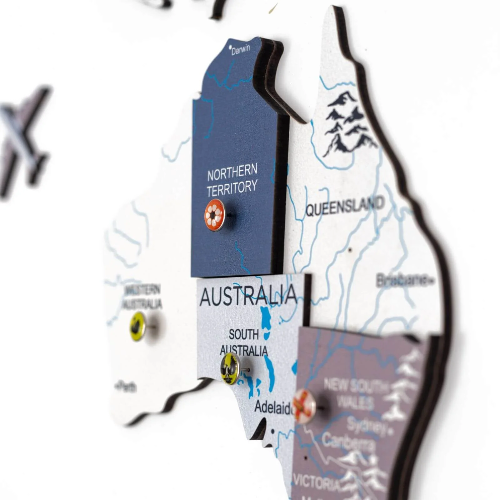 3D Wooden World Map Cruise - Image 7