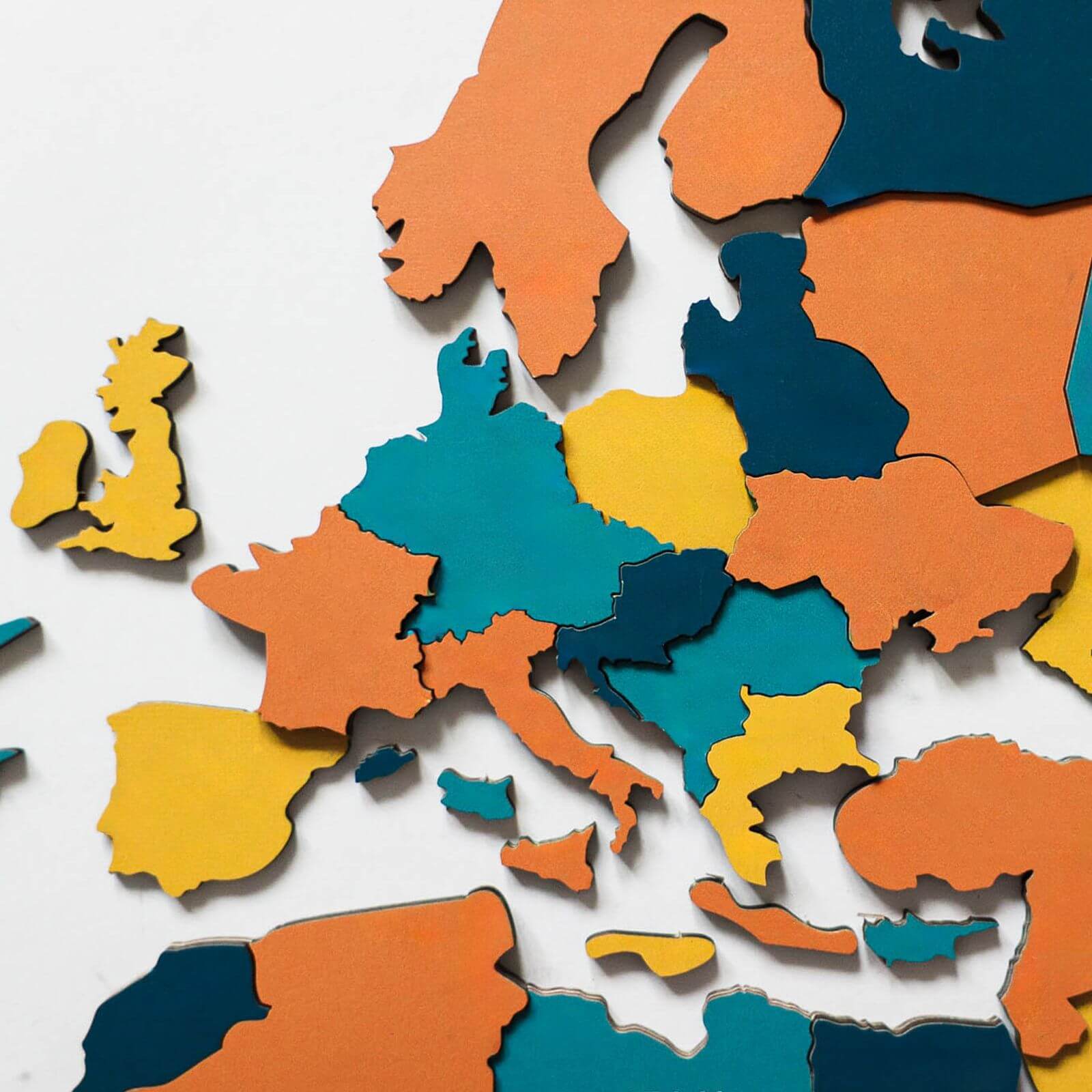 3D Wooden World Map Indie - Image 5