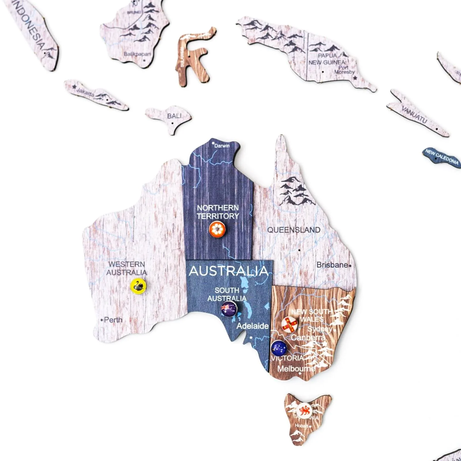 3D Wooden World Map Mystery - Image 8