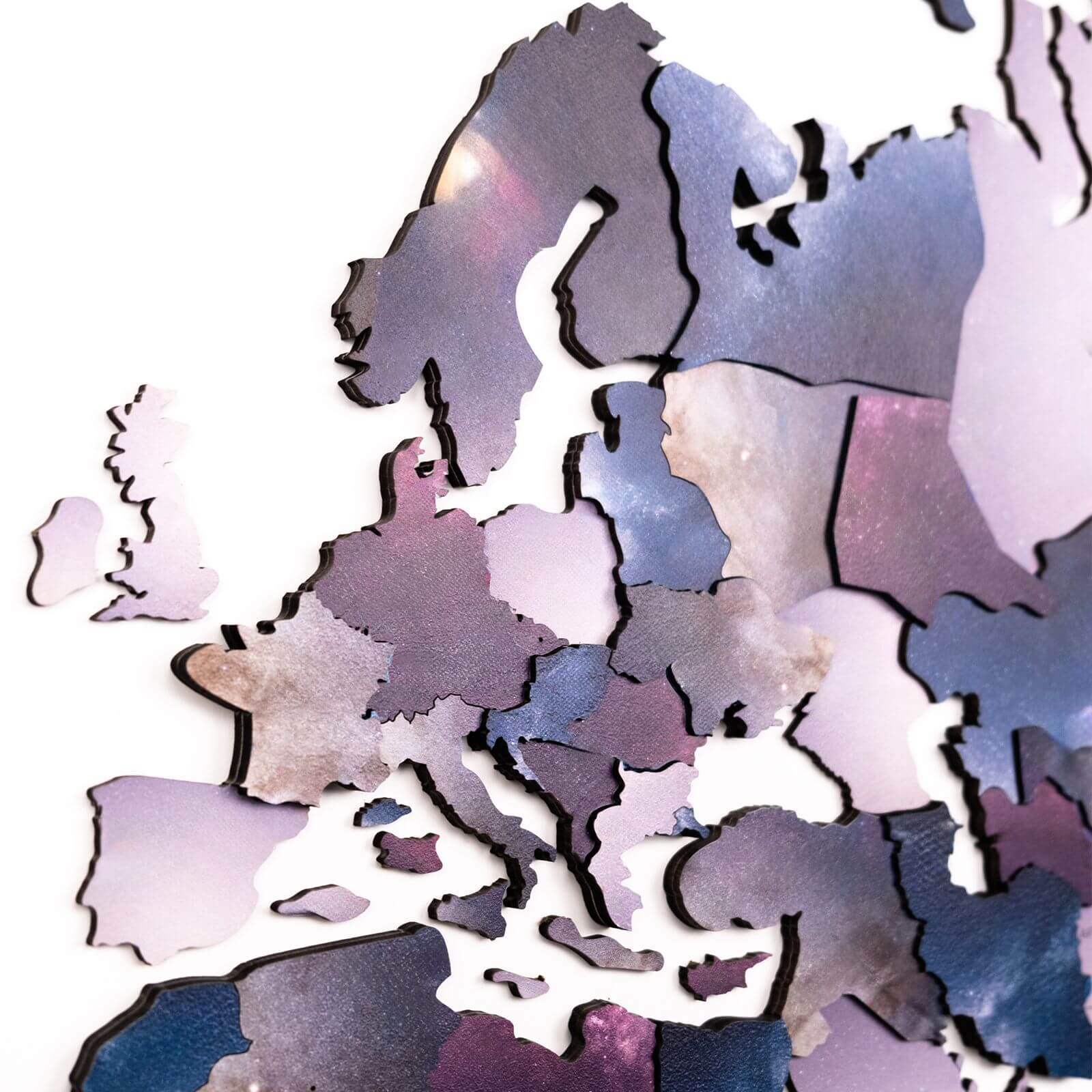 3D Wooden World Map Sirius - Image 4