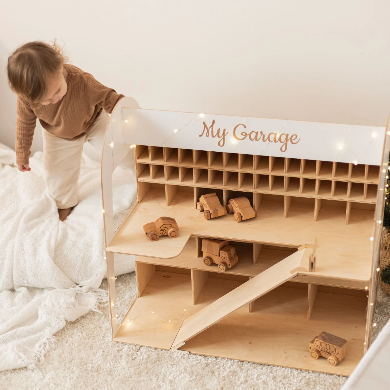 Natural Wooden Toy Car - Image 11