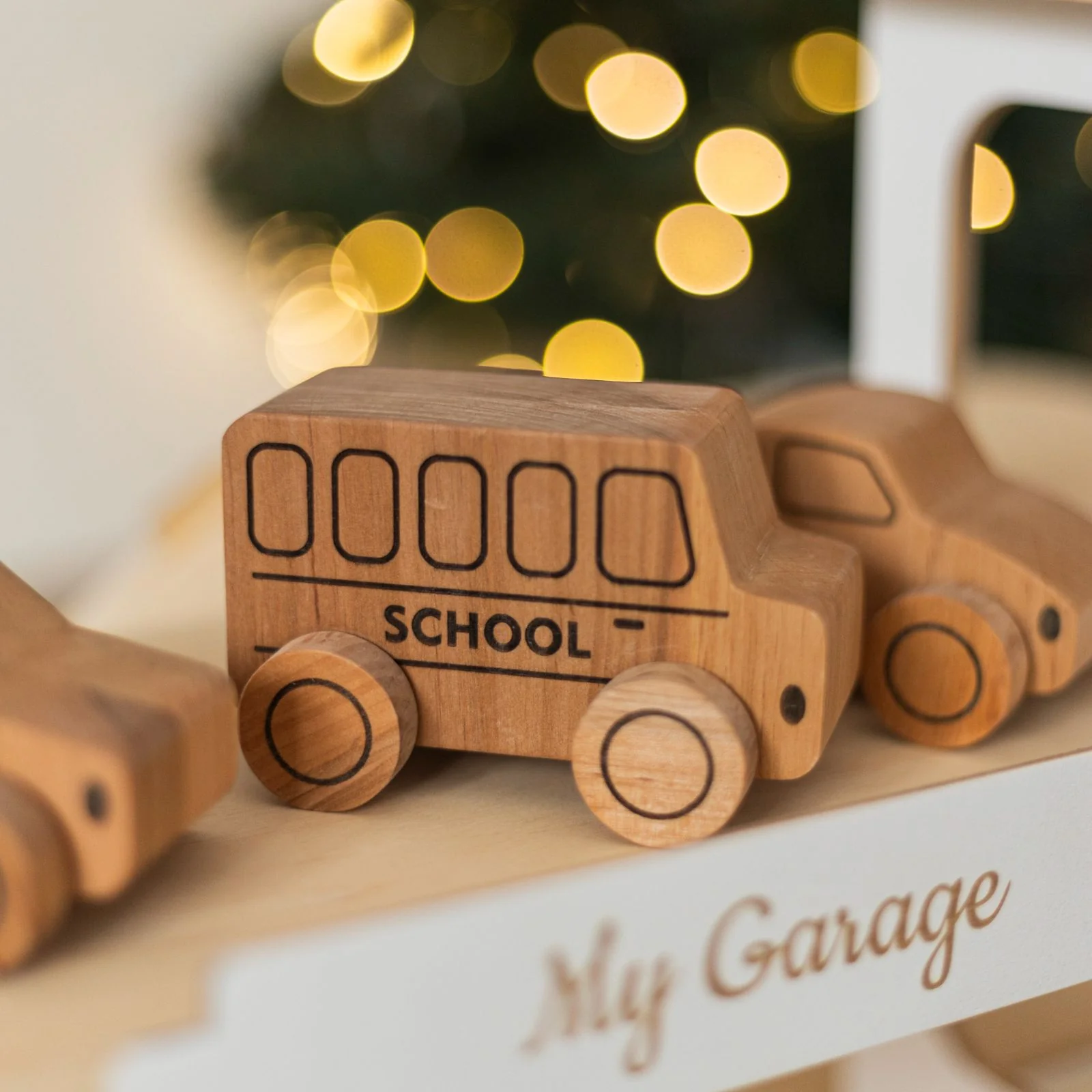 Natural Wooden Toy Car - Image 12