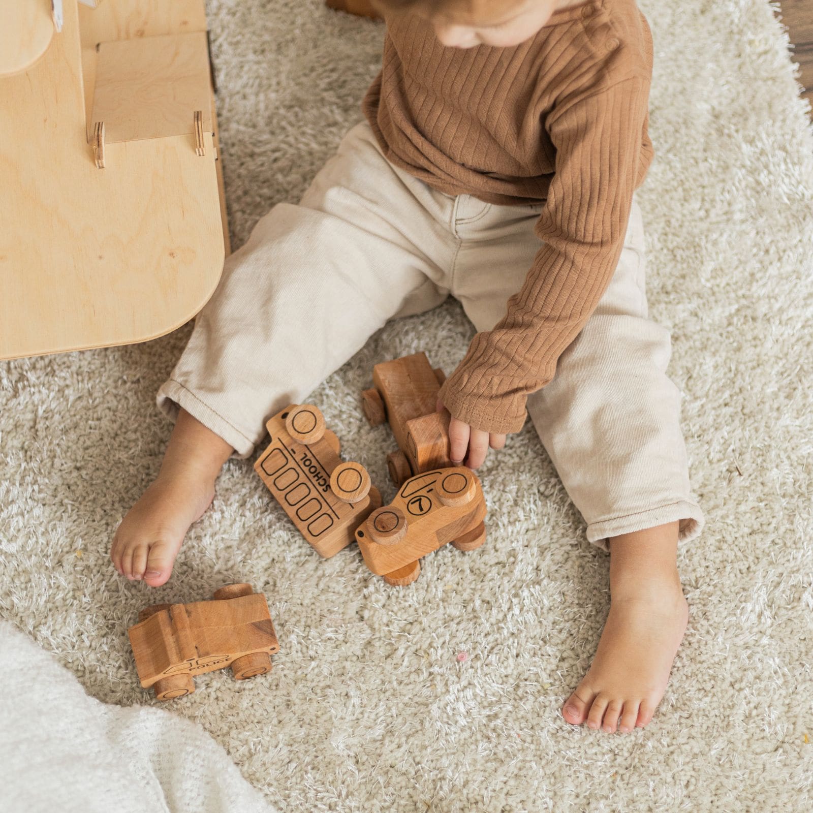 Natural Wooden Toy Car - Image 14