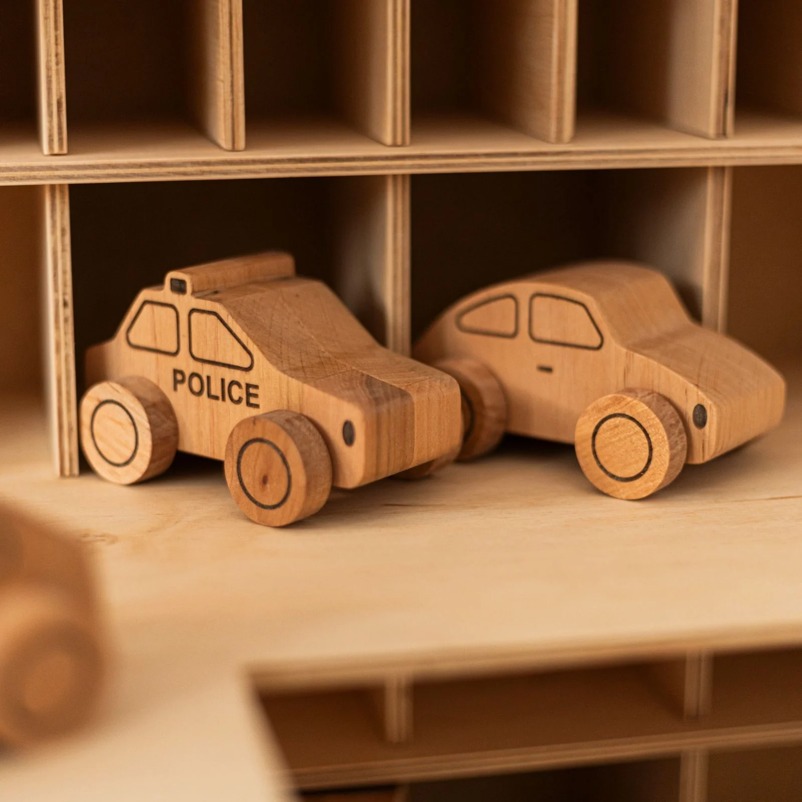 Natural Wooden Toy Car - Image 7