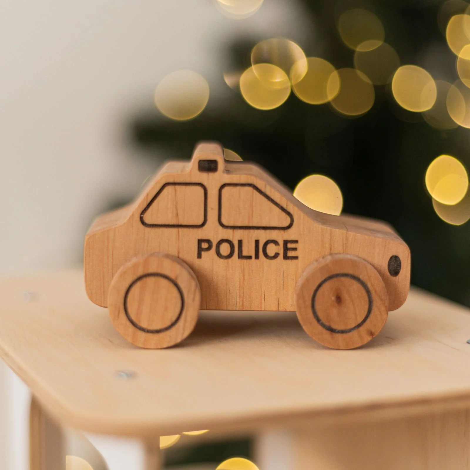 Natural Wooden Toy Car - Image 9