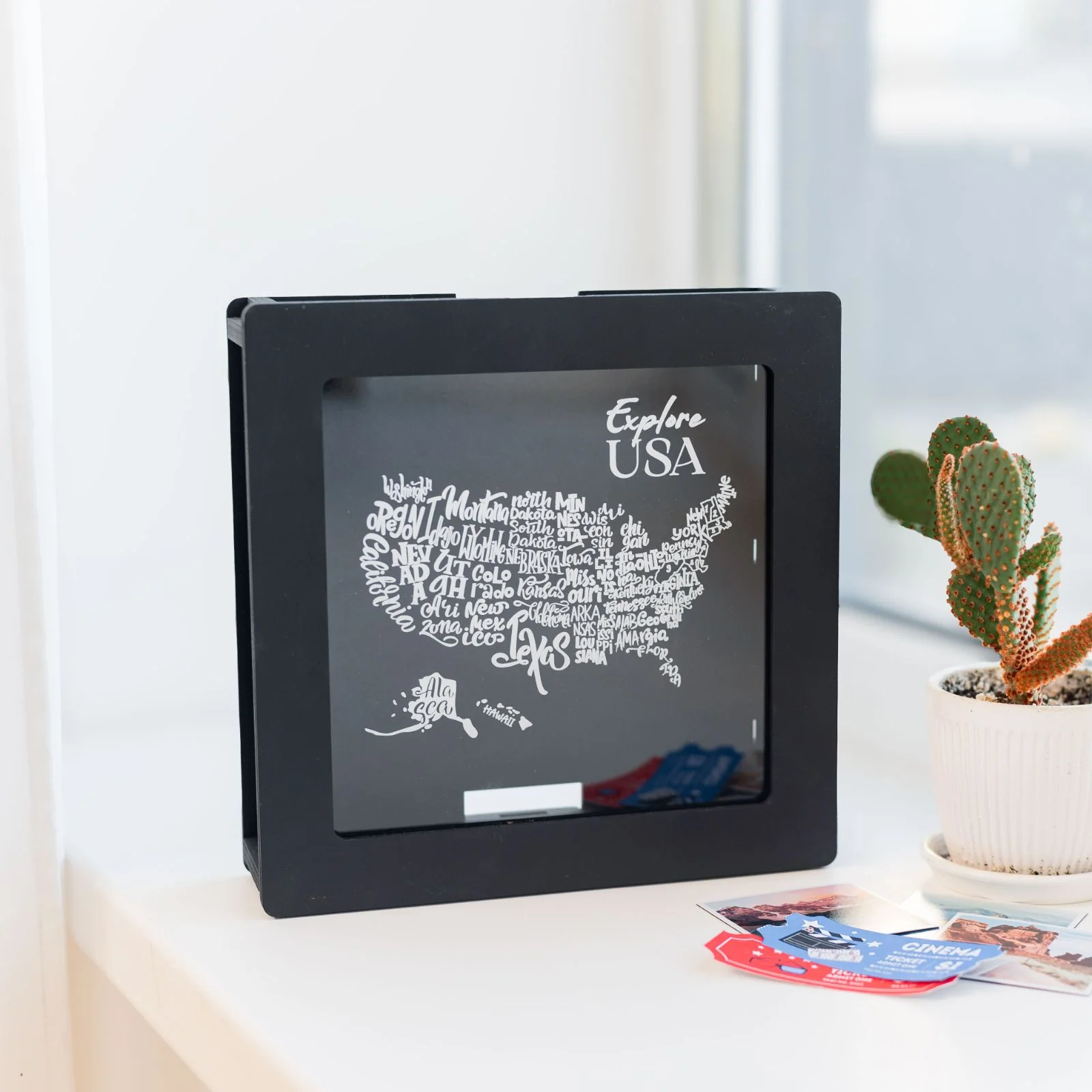 USA Travel Box Dark Walnut - Image 6