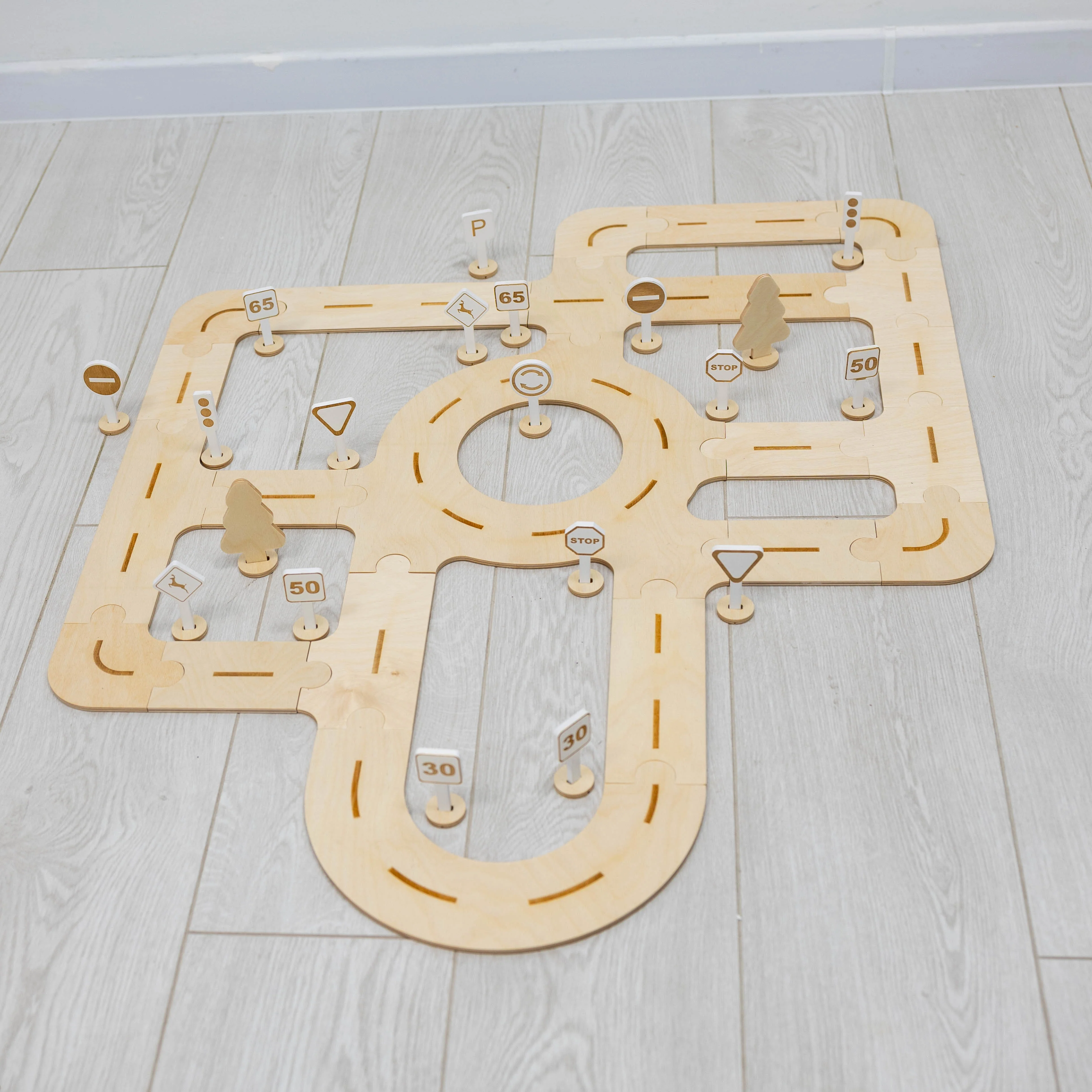 Wooden Car Track Toy - Image 3