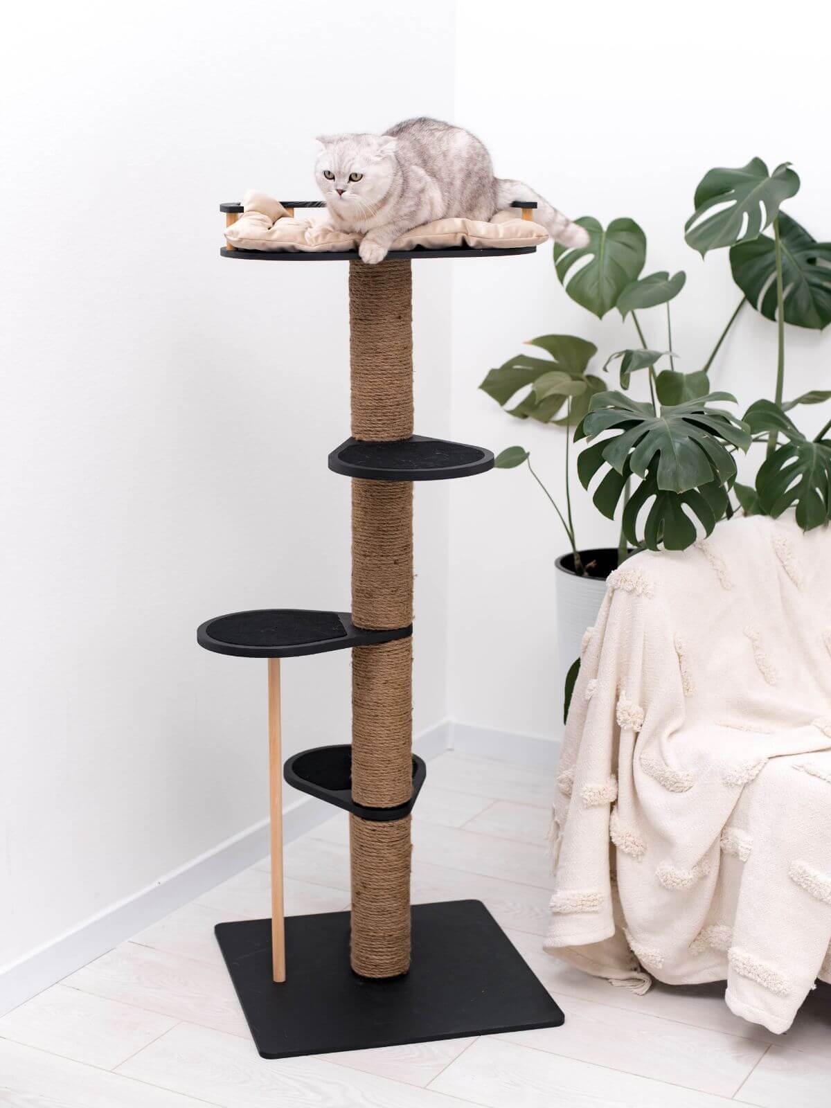 Wooden Cat Tree - Image 5