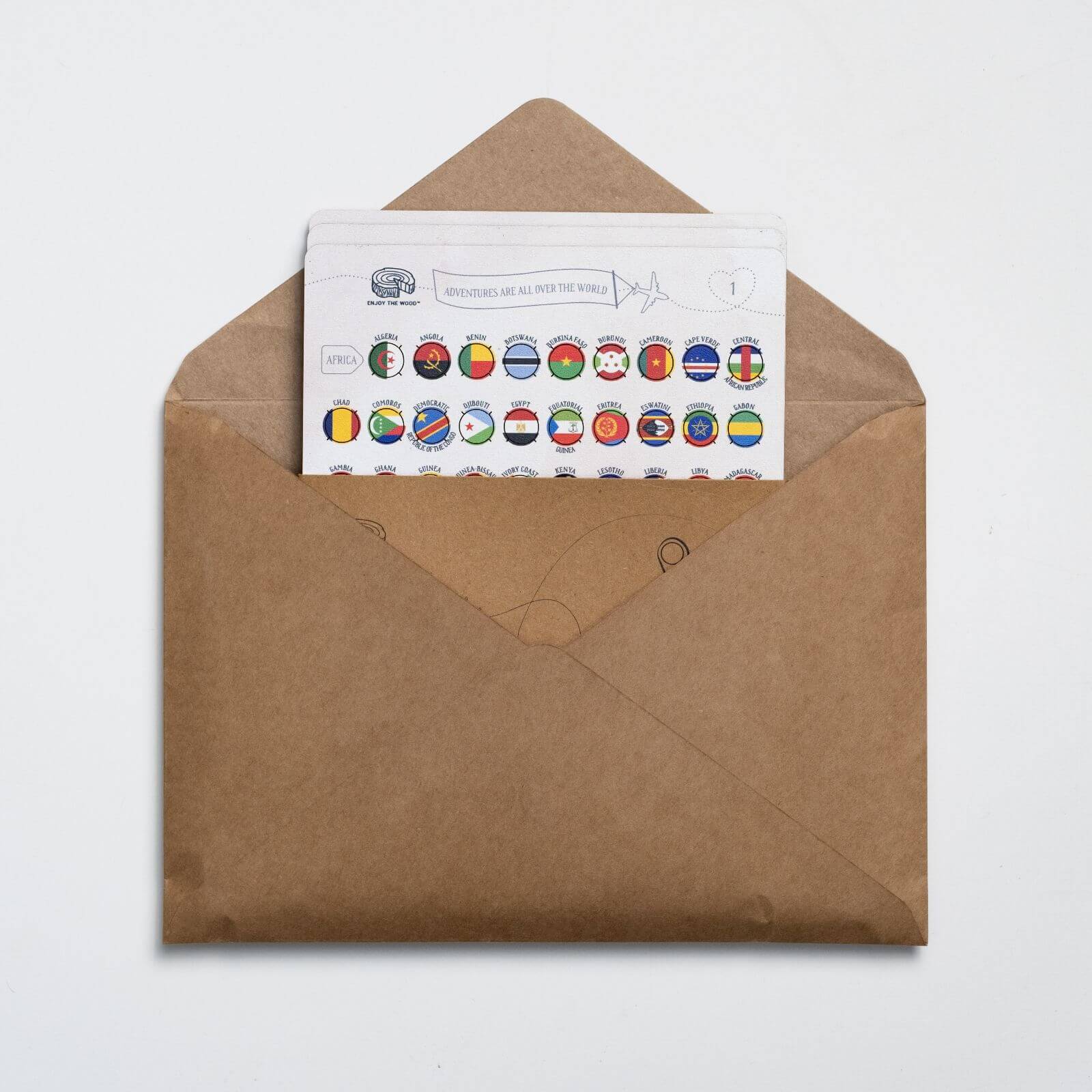 Wooden Flag Sticky Pins - Image 3