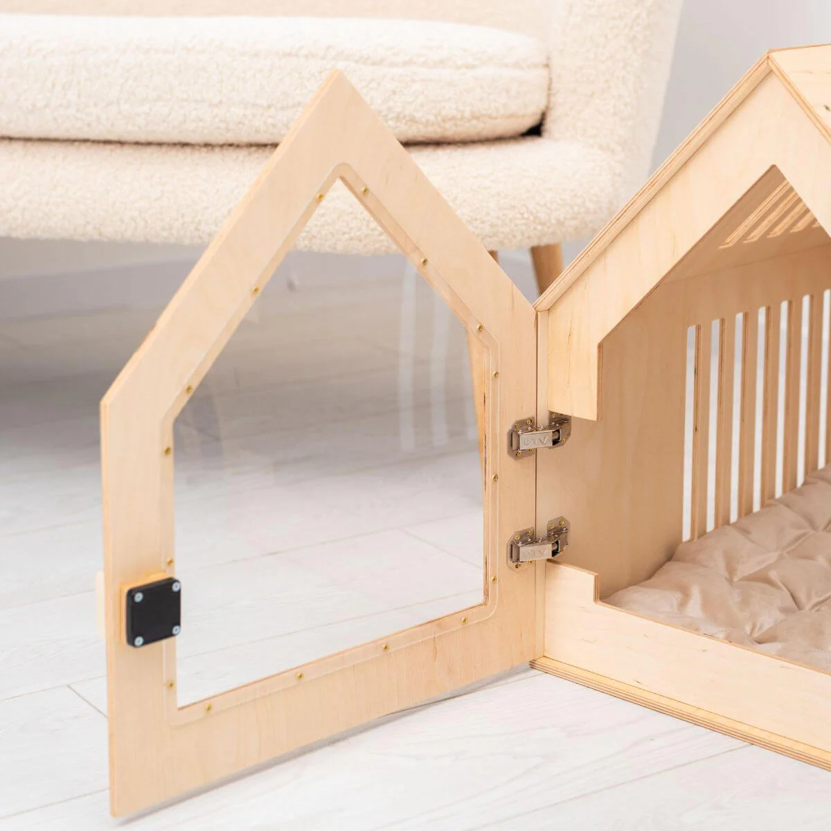 Wooden Indoor Dog House - Image 5