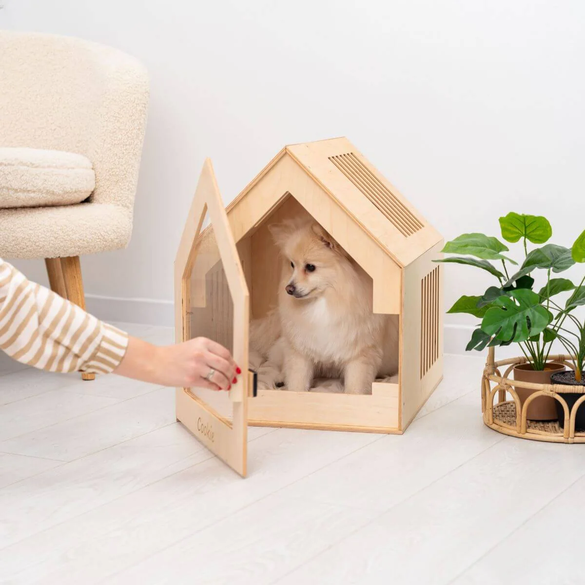 Wooden Indoor Dog House - Image 8