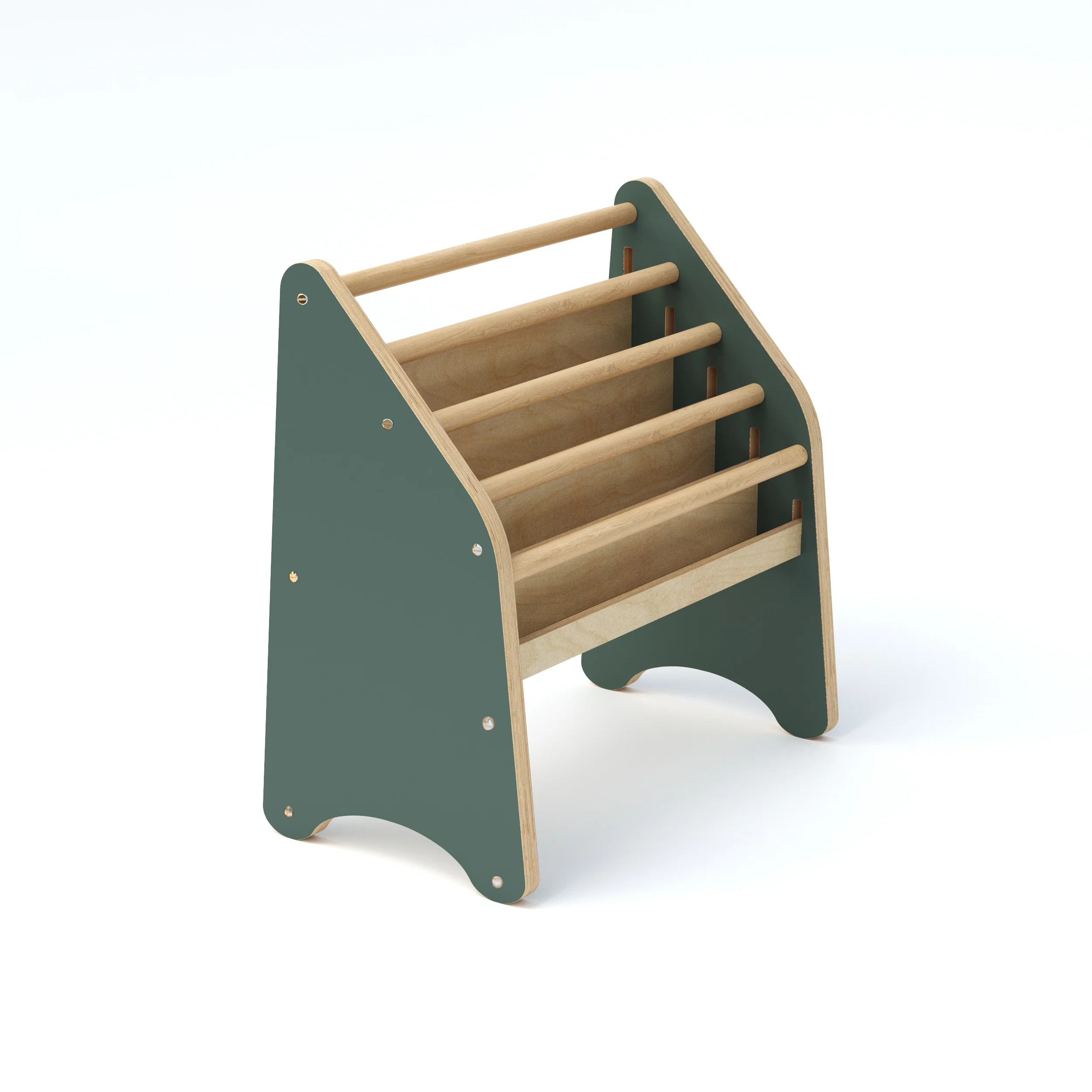 Wooden Montessori Bookshelf Natural - Image 5
