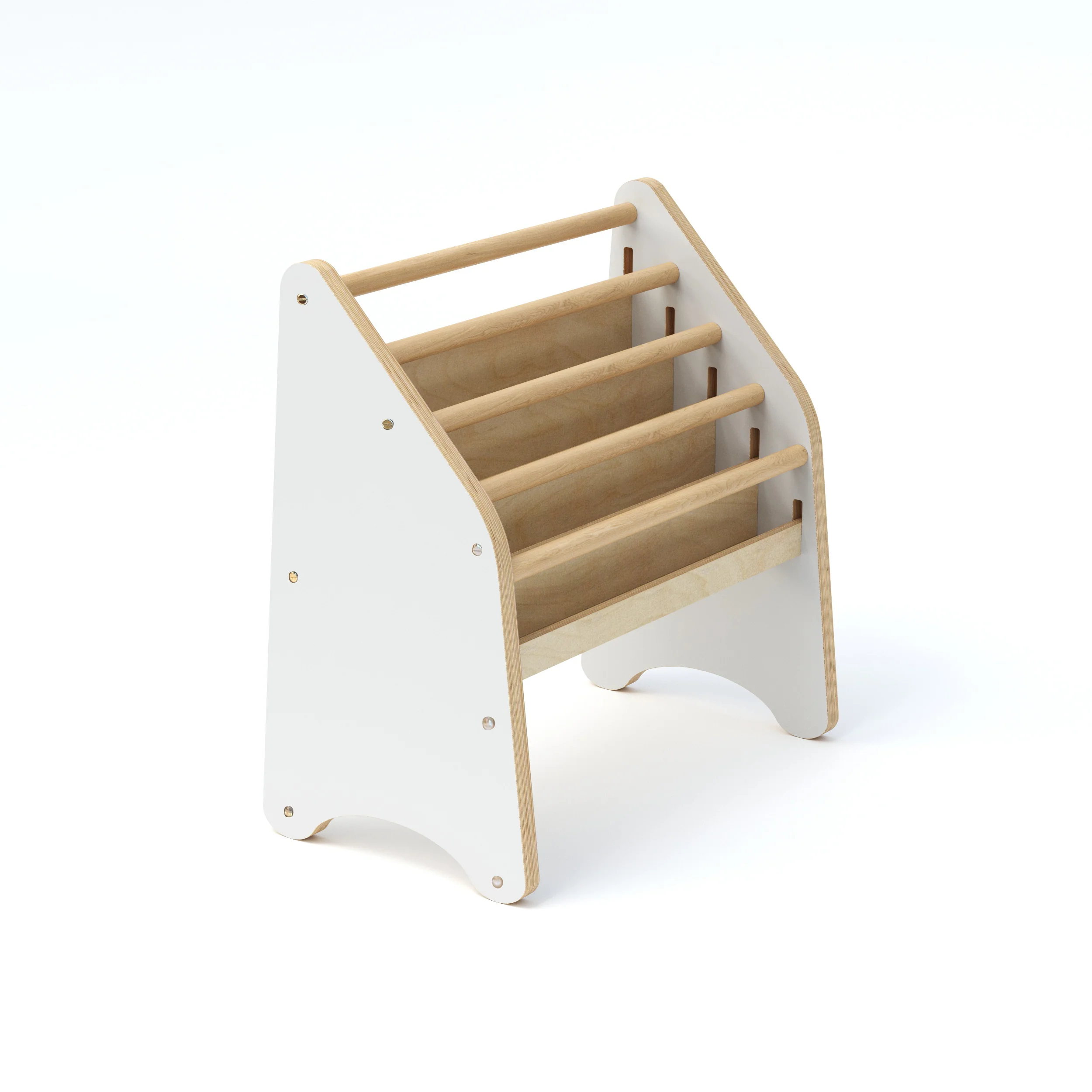 Wooden Montessori Bookshelf Natural - Image 9