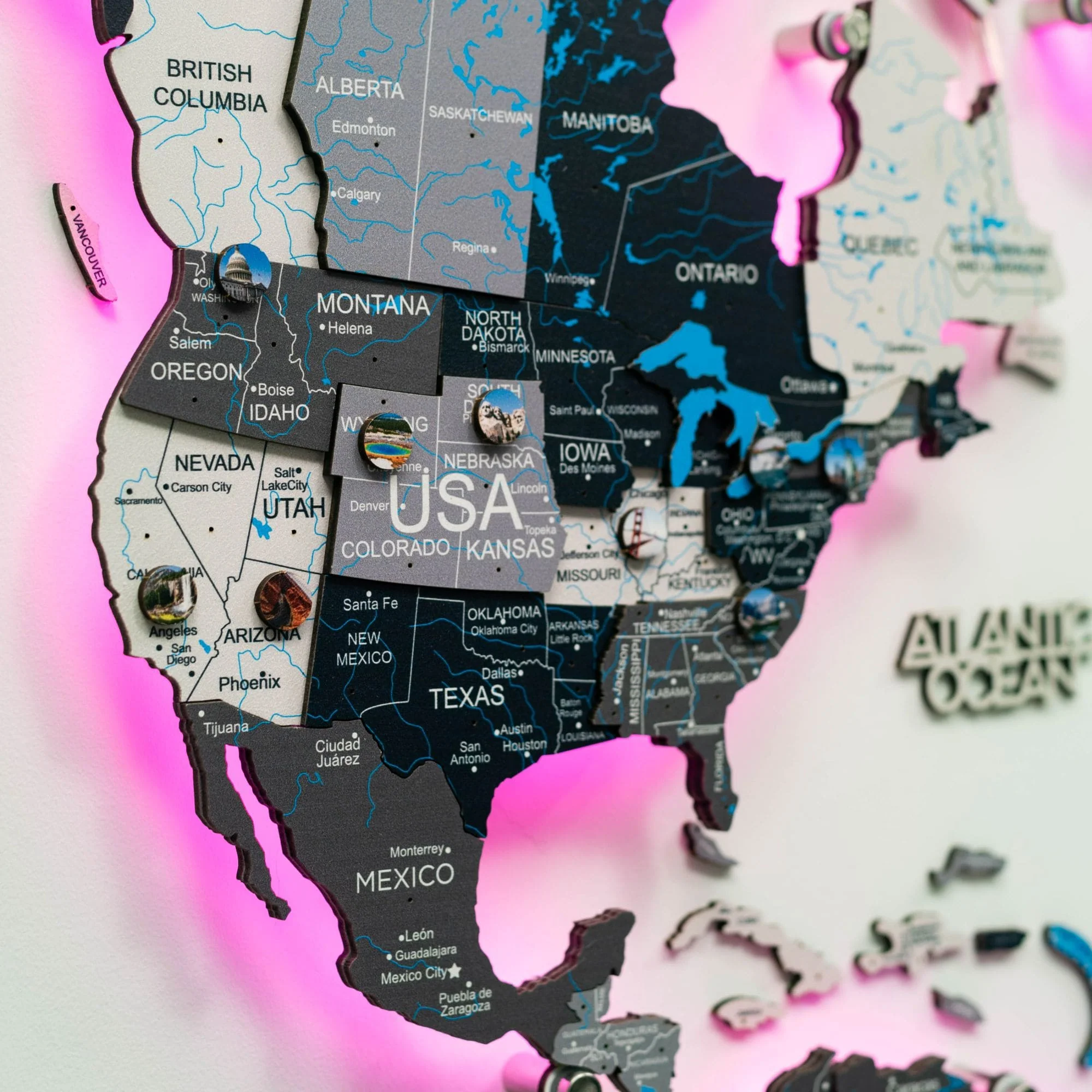 Wooden World Landmarks Pins - Image 9