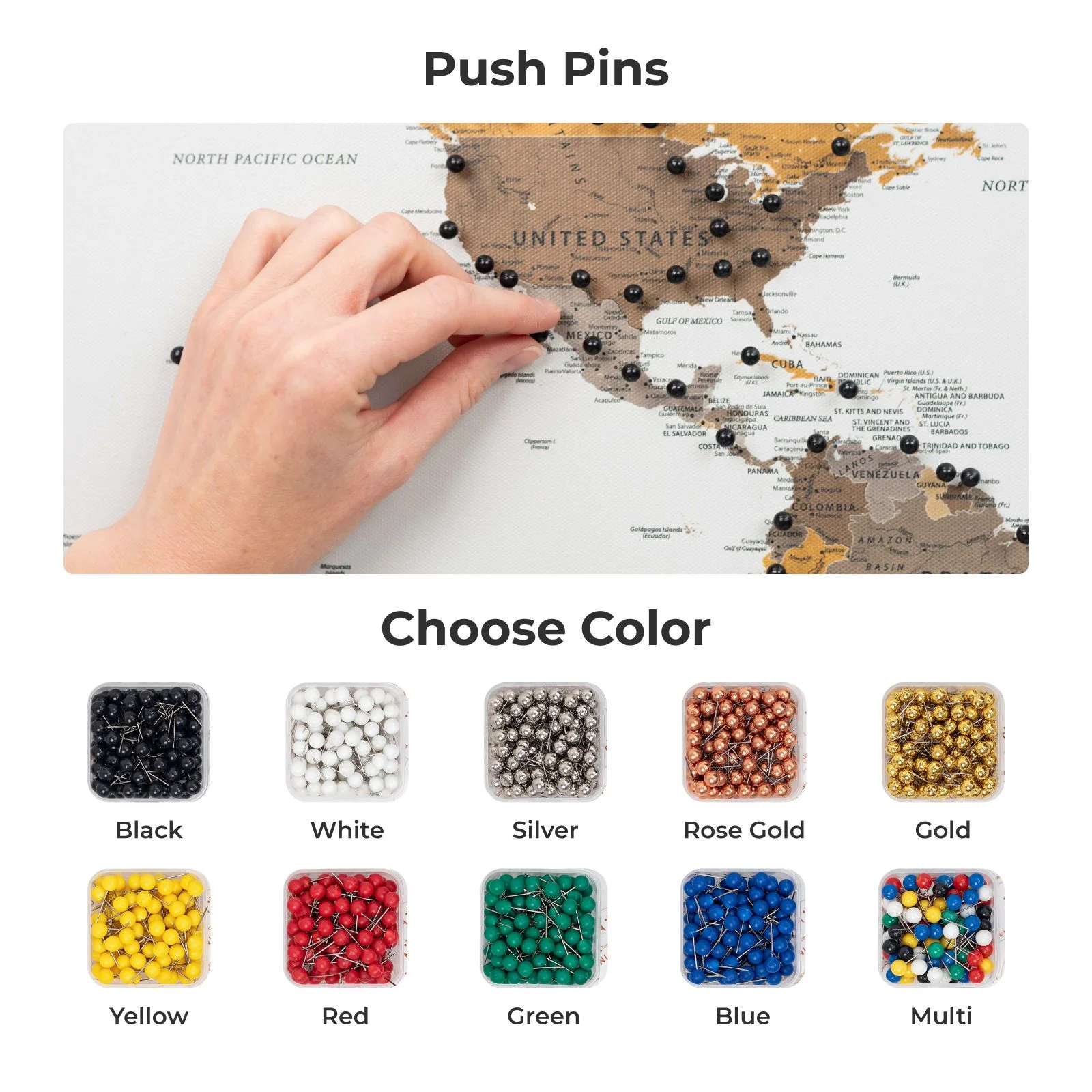 World Map on Canvas - Desert - Image 11